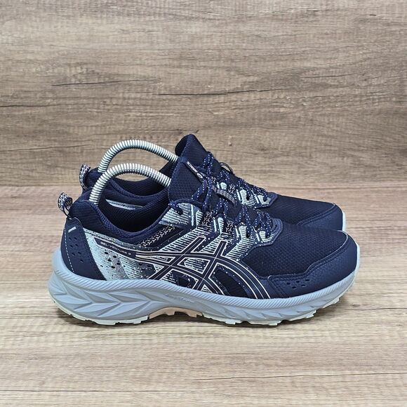 Asics Gel Venture 9 Women's Size 8.5 Blue Trail Running Shoes (1012B313) - Picture 1 of 9